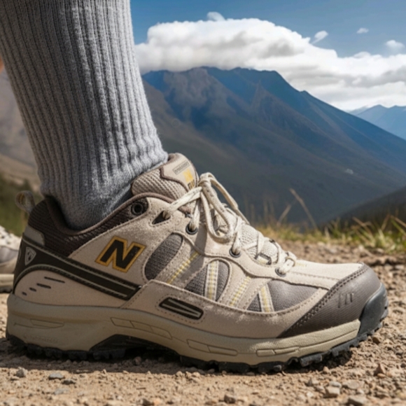 New Balance 644 Trail Shoes Brown/Tan Suede MW644BR Size 11.5 - Picture 1 of 16